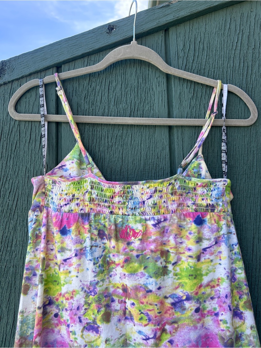 Floral Watercolor Volcom Maxi Dress - Multicolor - Picture 4 of 7